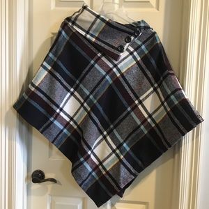 Plaid Poncho